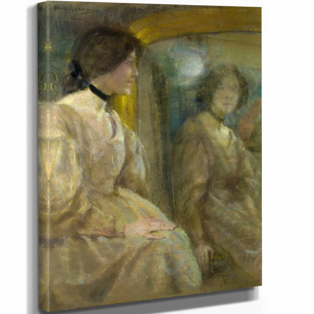 Alice Pike Barney 11" x 14" / Stretched Canvas Wrap Mirror Reflection By Alice Pike Barney