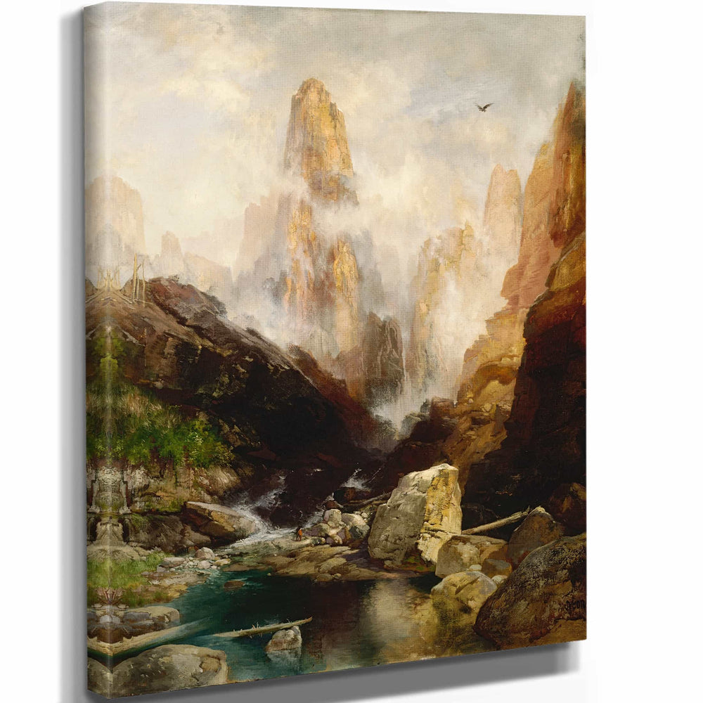 Thomas Moran Mist In Kanab Canyon Utah By Thomas Moran