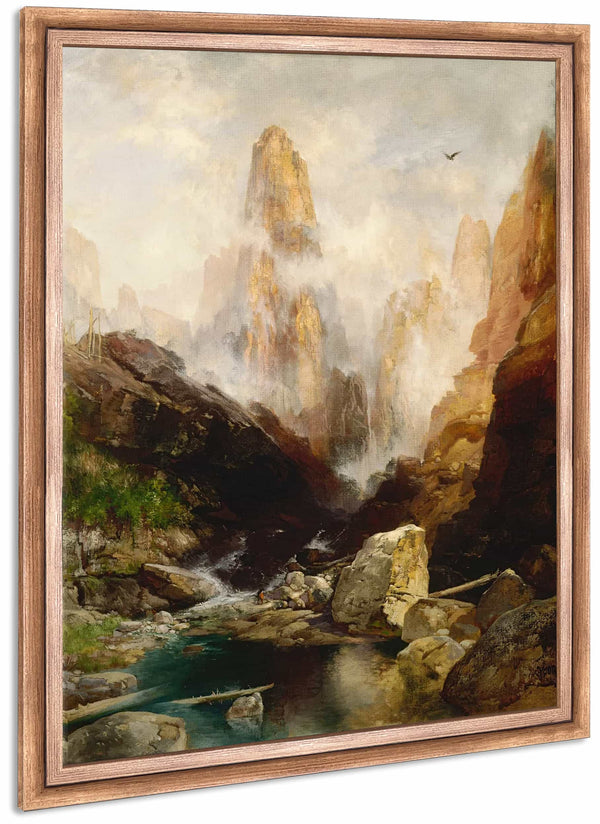 Mist In Kanab Canyon Utah By Thomas Moran