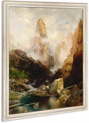 Mist In Kanab Canyon Utah By Thomas Moran