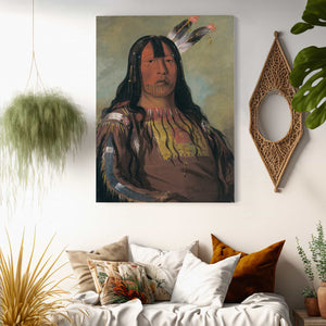 George Catlin Mix Ke Mote Skin Na Iron Horn A Warrior By George Catlin