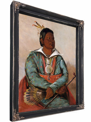 Mo Sho La Tub Bee He Who Puts Out And Kills Chief Of The Tribe By George Catlin