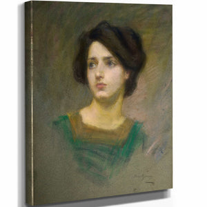 Alice Pike Barney 11" x 14" / Stretched Canvas Wrap Monique By Alice Pike Barney