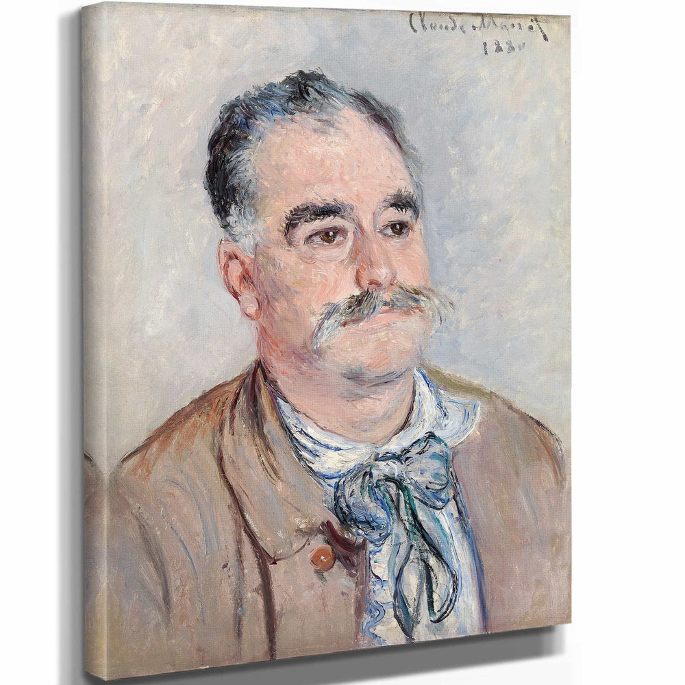 Claude Monet 11" x 14" / Stretched Canvas Wrap Monsieur Coqueret By Claude Monet