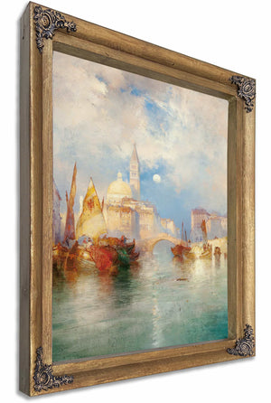 Moonrise Chioggia Venice By Thomas Moran