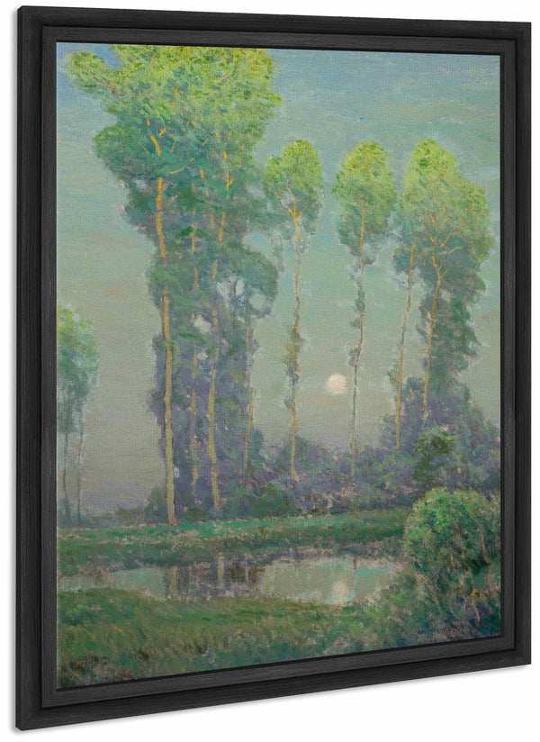 Moonrise Montigny By Charles Warren Eaton