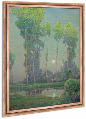 Moonrise Montigny By Charles Warren Eaton