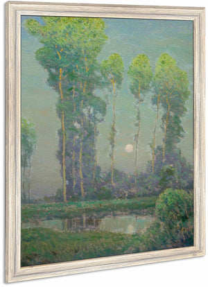 Moonrise Montigny By Charles Warren Eaton