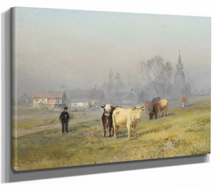 Morgenstemning Koerne Rogtes By Anders Andersen Lundby