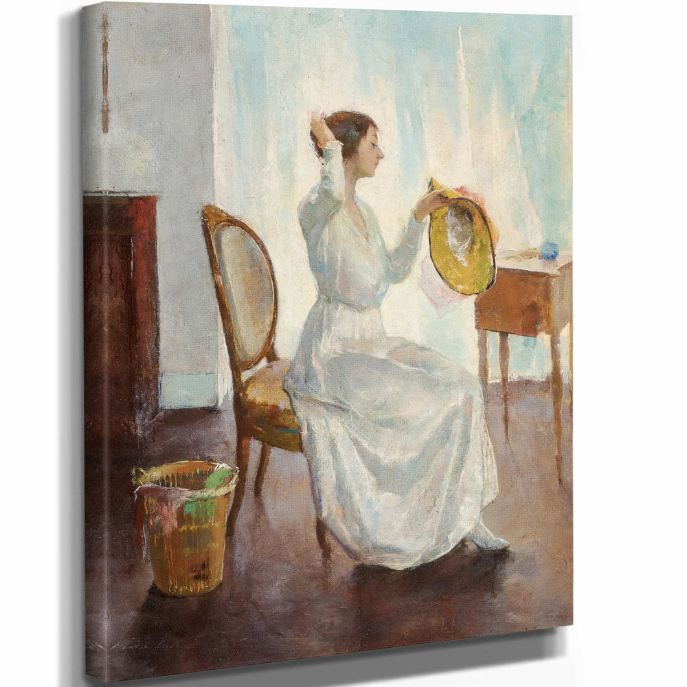 Charles Webster Hawthorne 11" x 14" / Stretched Canvas Wrap Morning Sunlight By Charles Webster Hawthorne