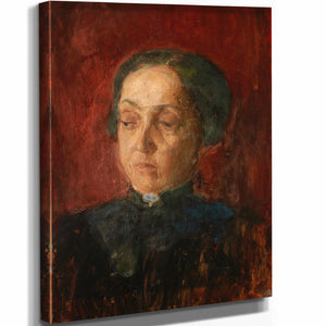 Henry Ossawa Tanner 11" x 14" / Stretched Canvas Wrap Mother Of Henry O By Henry Ossawa Tanner