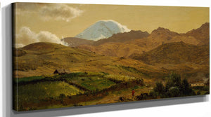 Frederic Edwin Church Mount Chimborazo Ecuador By Frederic Edwin Church