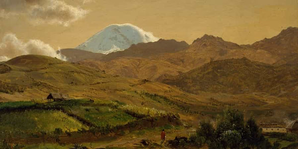 Frederic Edwin Church Mount Chimborazo Ecuador By Frederic Edwin Church