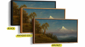 Albert Bierstadt Mount St Helens Columbia River Oregon By Albert Bierstadt