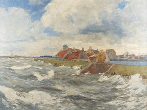 Andreas Dirks Mouth Of Maas At Willemstadt Facing Dordrecht By Andreas Dirks