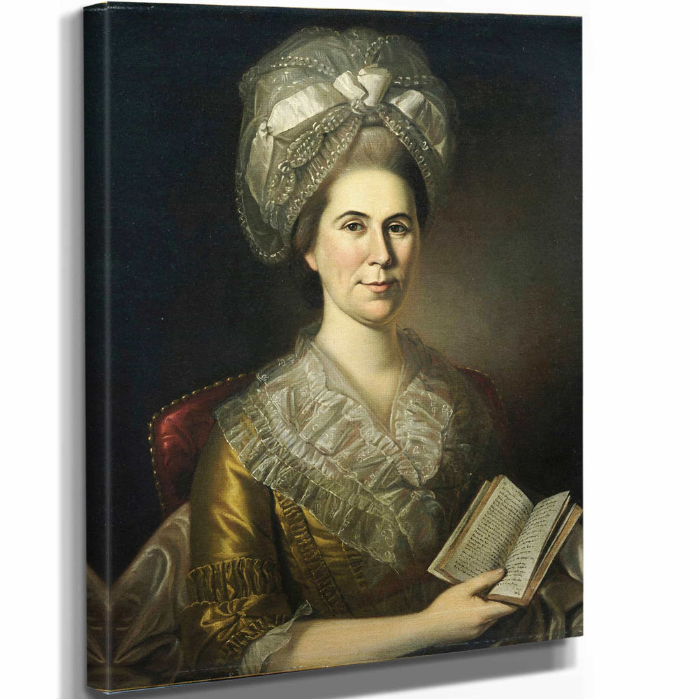 Charles Willson Peale 11" x 14" / Stretched Canvas Wrap Mrs Elias Boudinot Iv By Charles Willson Peale