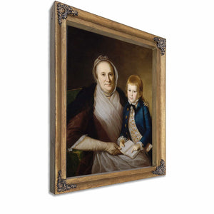 Mrs James Smith And Grandson By Charles Willson Peale