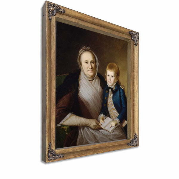 Mrs James Smith And Grandson By Charles Willson Peale