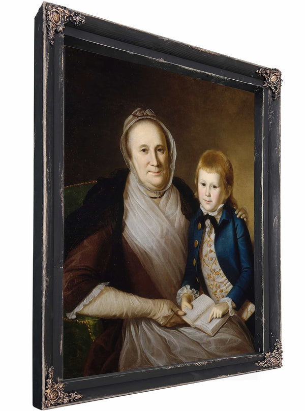 Mrs James Smith And Grandson By Charles Willson Peale