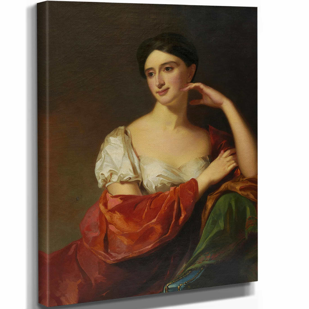 Thomas Sully 11" x 14" / Stretched Canvas Wrap Mrs John Redman Coxe By Thomas Sully