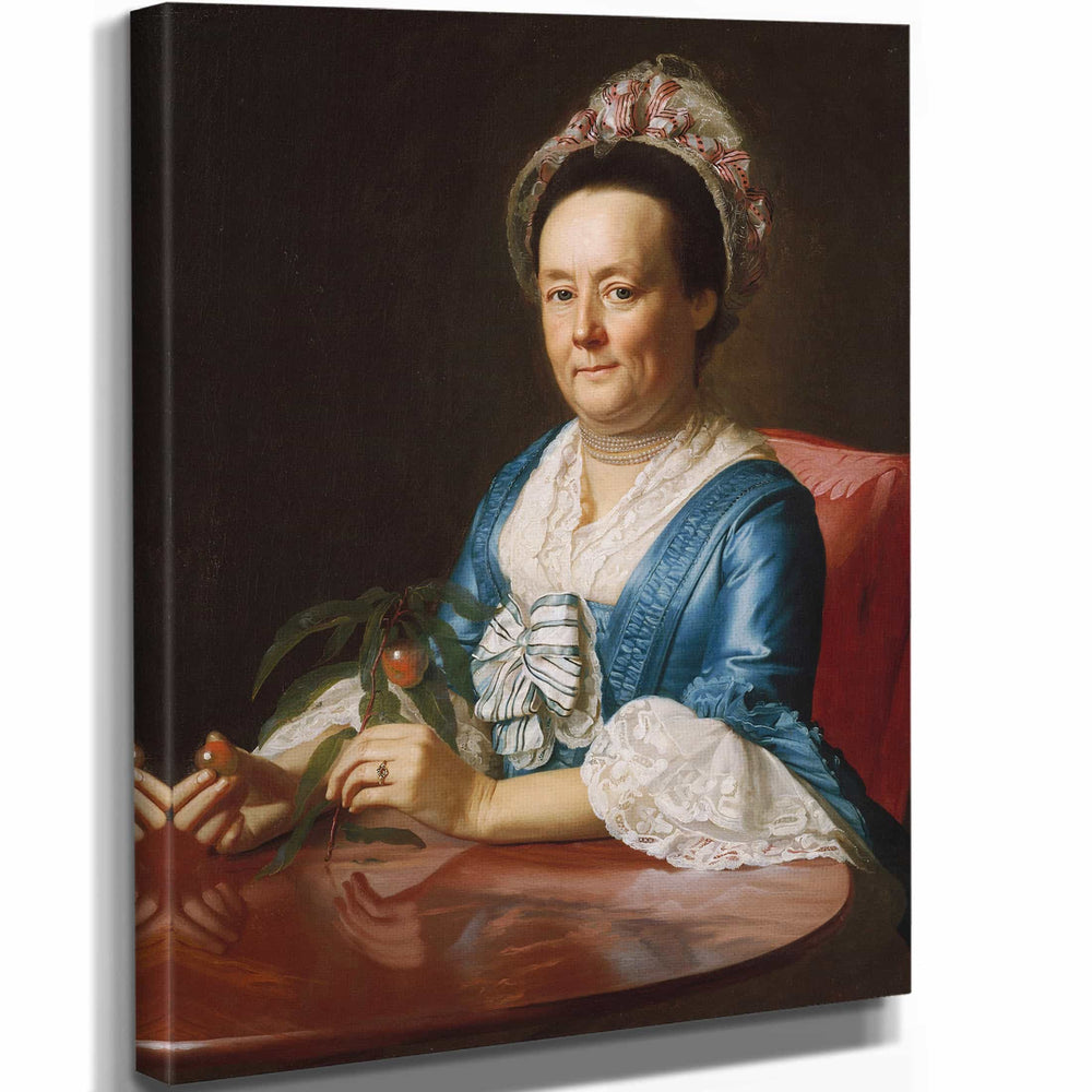 John Singleton Copley 11" x 14" / Stretched Canvas Wrap Mrs John Winthrop By John Singleton Copley