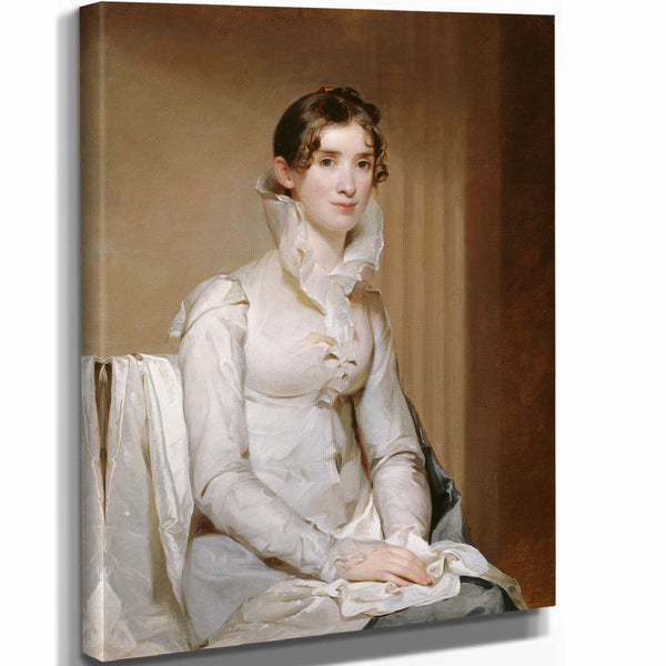 Thomas Sully 11" x 14" / Stretched Canvas Wrap Mrs Klapp By Thomas Sully