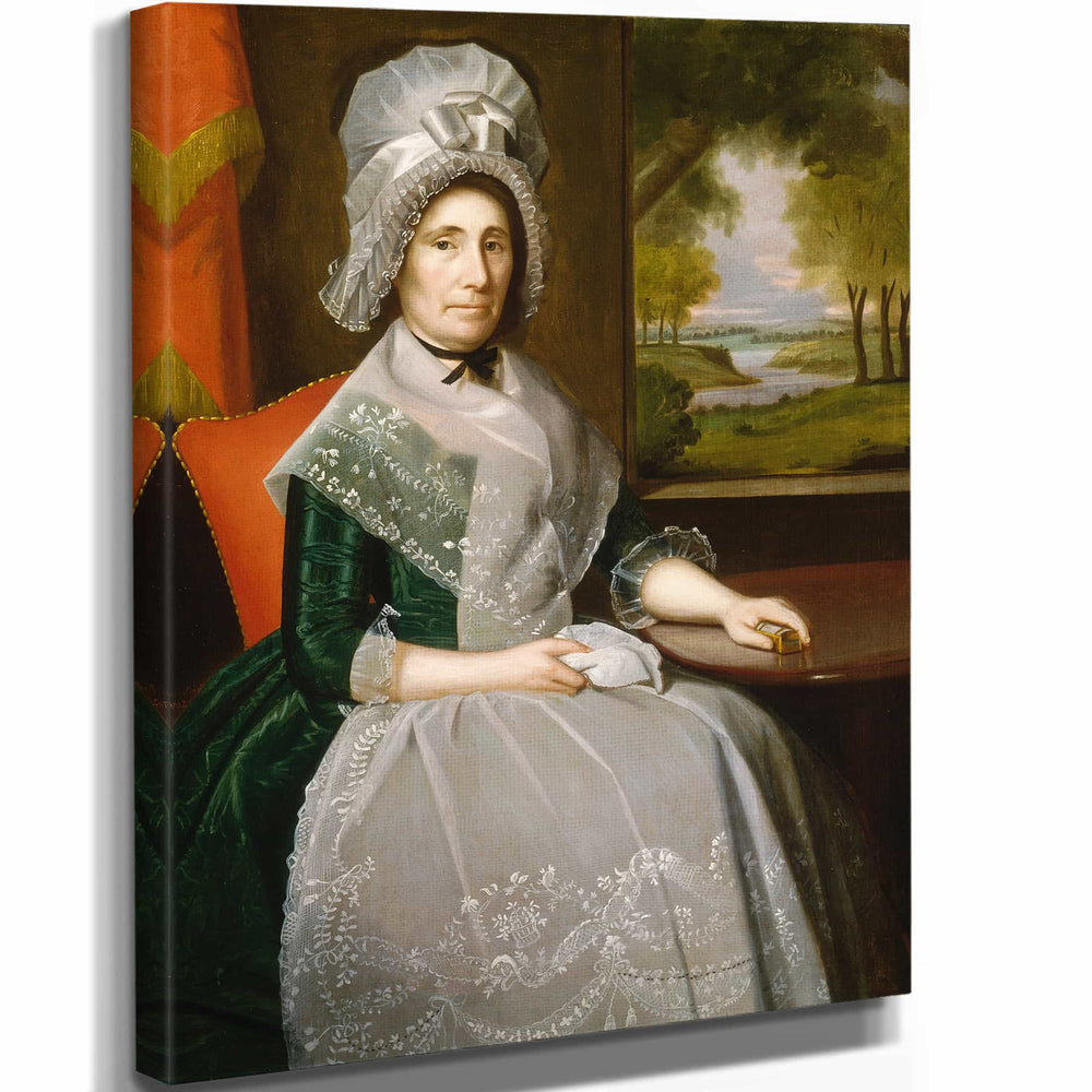 Ralph Earl 11" x 14" / Stretched Canvas Wrap Mrs Richard Alsop By Ralph Earl