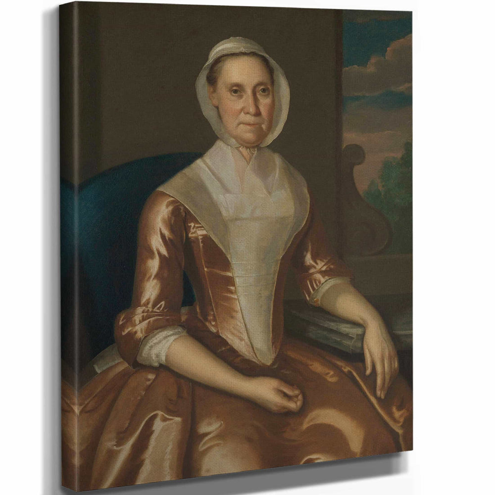 John Hesselius 11" x 14" / Stretched Canvas Wrap Mrs Richard Galloway By John Hesselius