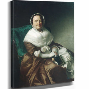 John Singleton Copley 11" x 14" / Stretched Canvas Wrap Mrs Sylvanus Bourne By John Singleton Copley