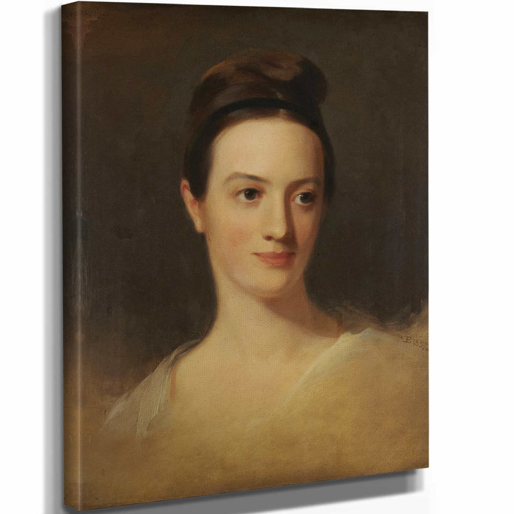 Thomas Sully 11" x 14" / Stretched Canvas Wrap Mrs William Alston By Thomas Sully