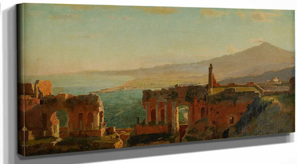 William Stanley Haseltine Mt Aetna From Taormina By William Stanley Haseltine