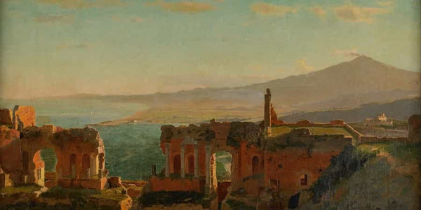 William Stanley Haseltine Mt Aetna From Taormina By William Stanley Haseltine