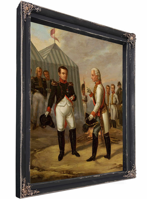 Napoleon And Francis Ii After The Battle Of Austerlitz By Aleksander Stankiewicz