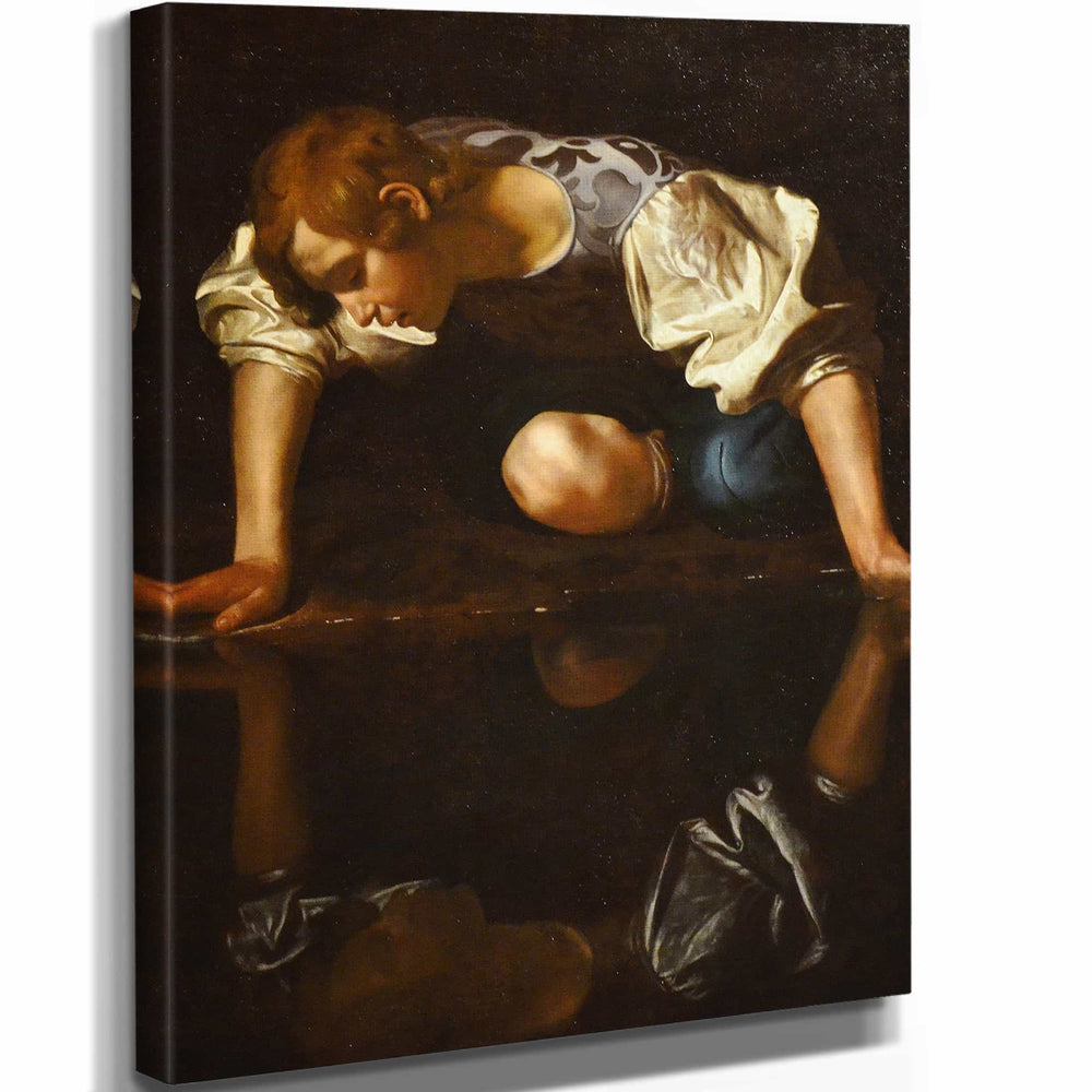 Caravaggio Narcissus (1597–1599) By Caravaggio