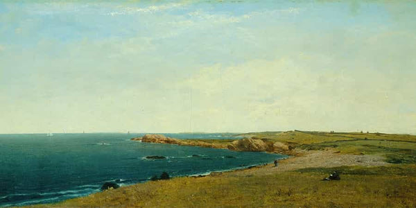 John Frederick Kensett Near Newport By John Frederick Kensett