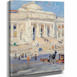 Colin Campbell Cooper New York Public Library By Colin Campbell Cooper