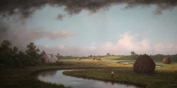 Martin Johnson Heade Newburryport Marshes Approaching Storm By Martin Johnson Heade