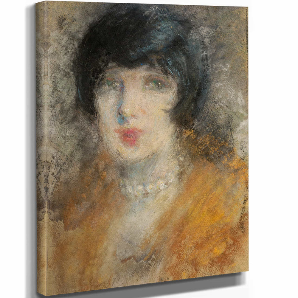 Alice Pike Barney 11" x 14" / Stretched Canvas Wrap Nightclub By Alice Pike Barney