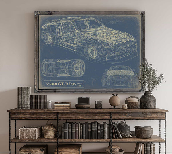 Nissan Gt R 35 Wall Art from Bella Frye.