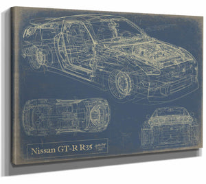 Nissan Gt R 35 Wall Art from Bella Frye.