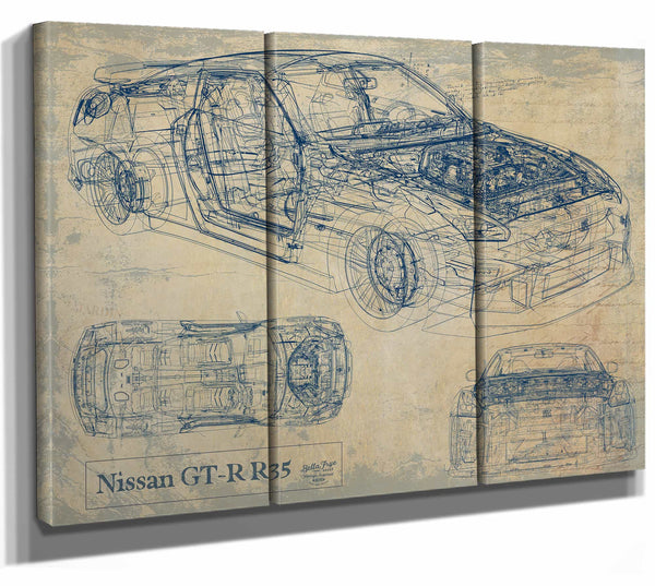 Nissan Gt R 35 Wall Art from Bella Frye.