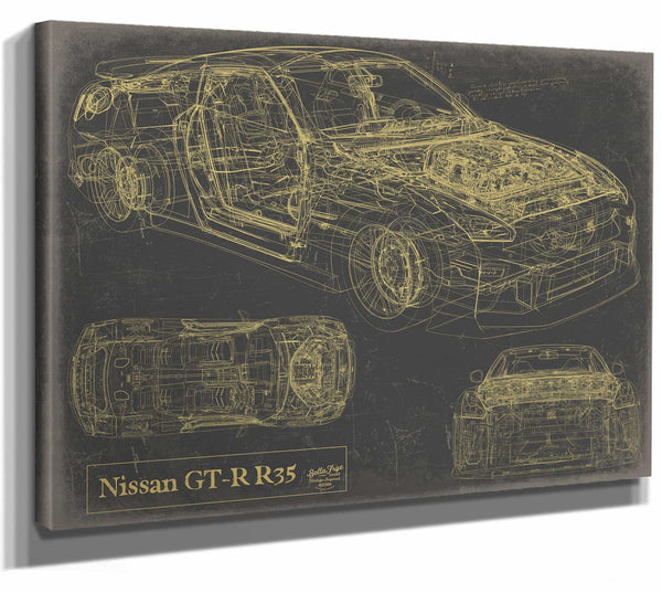 Nissan Gt R 35 Wall Art from Bella Frye.