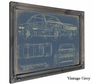 Nissan Skyline 1968 1972 Wall Art from Bella Frye.