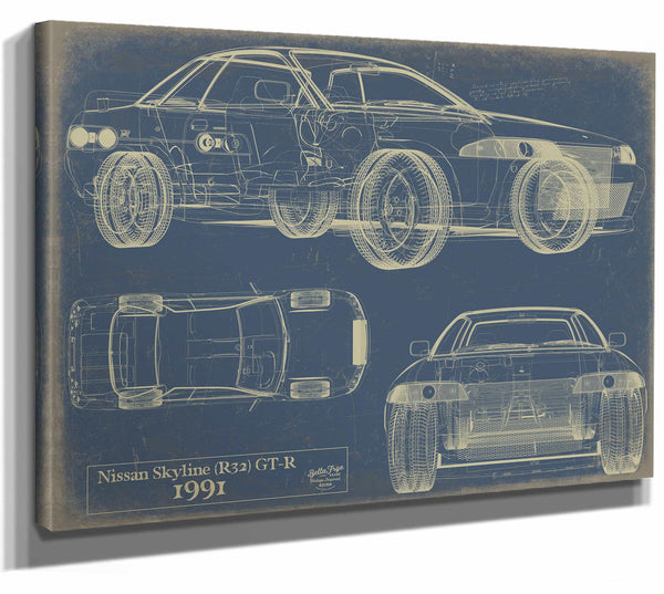 Nissan Skyline (r32) Gt R Coupe 1991 Wall Art from Bella Frye.