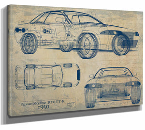 Nissan Skyline (r32) Gt R Coupe 1991 Wall Art from Bella Frye.