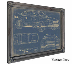 Nissan Skyline r34 Gt R 1999 Wall Art from Bella Frye.