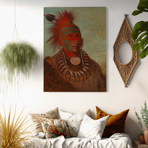 George Catlin No Ho Mun Ya One Who Gives No Attention By George Catlin