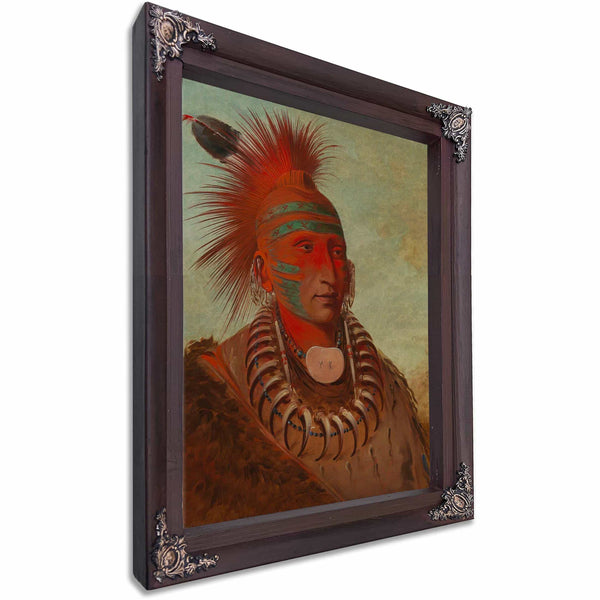 No Ho Mun Ya One Who Gives No Attention By George Catlin