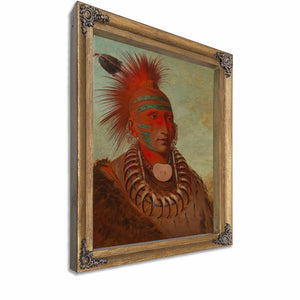 No Ho Mun Ya One Who Gives No Attention By George Catlin