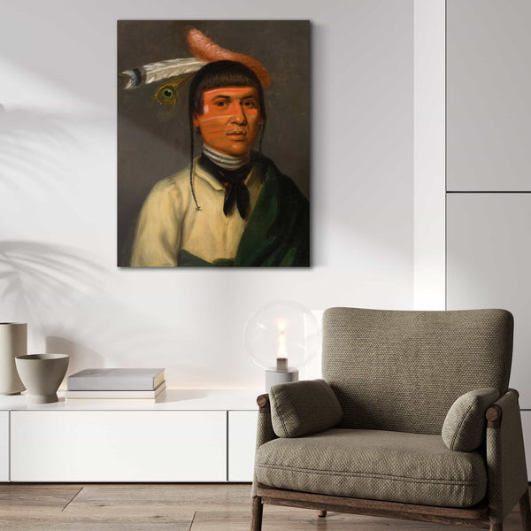 Henry Inman No Tin A Chippewa Chief By Henry Inman